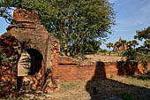 Bagan Myanmar. Minor temples near the Payathonzu. 